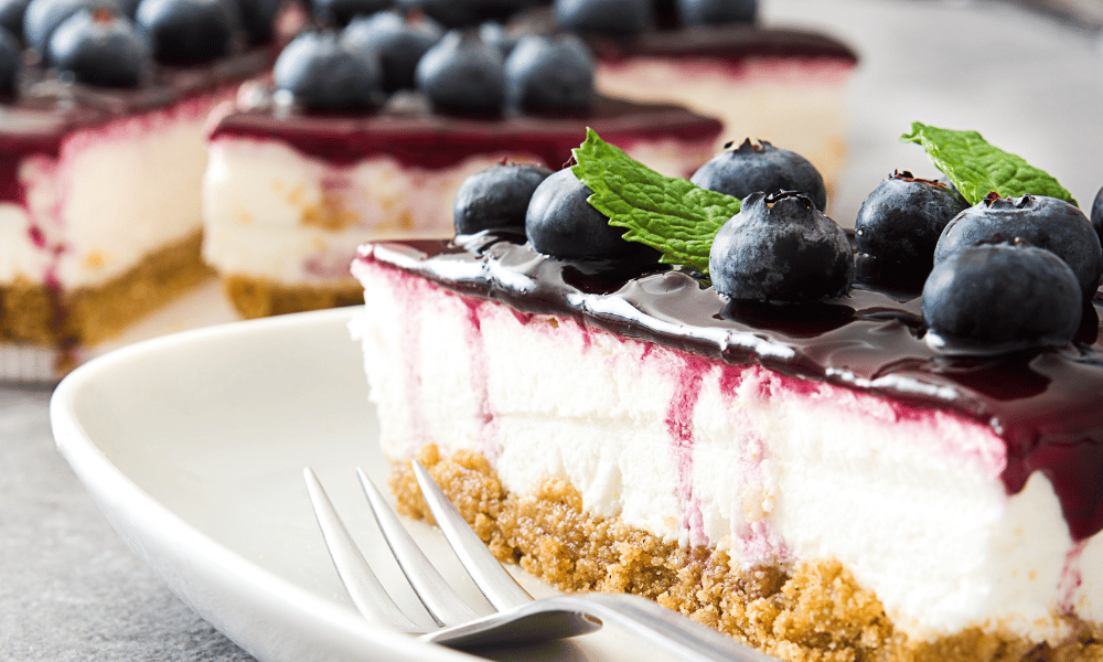Cheesecake ai mirtilli & yogurt greco