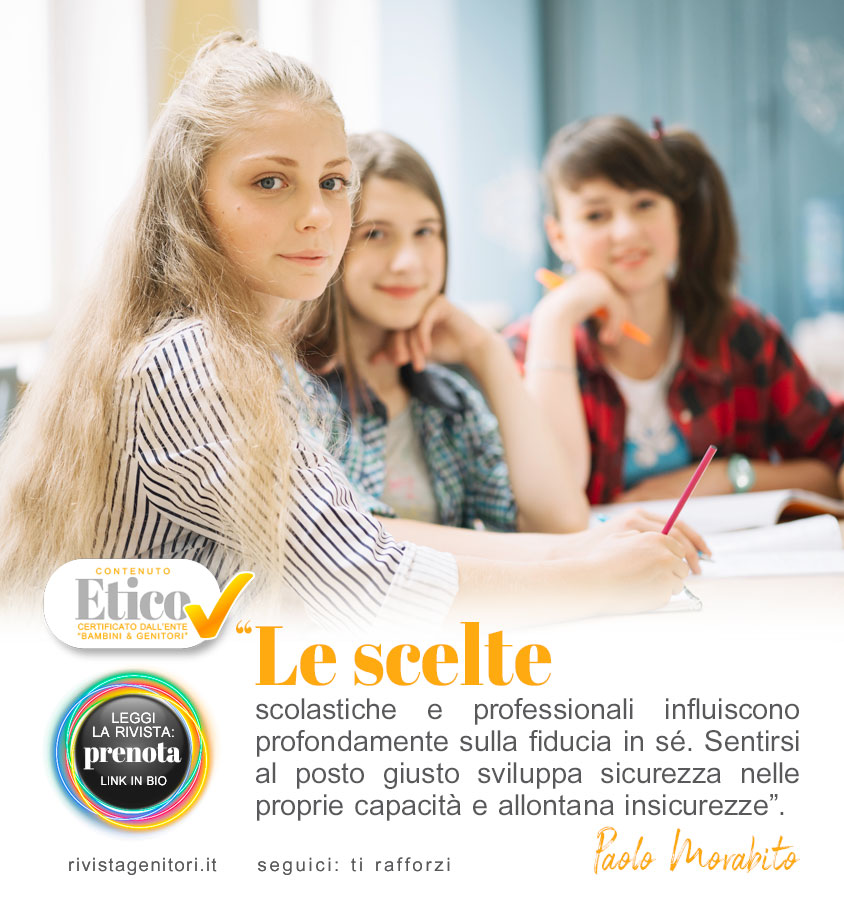 Quando “la scelta” abbassa l’autostima dei figli: come orientarsi al meglio per il loro futuro?