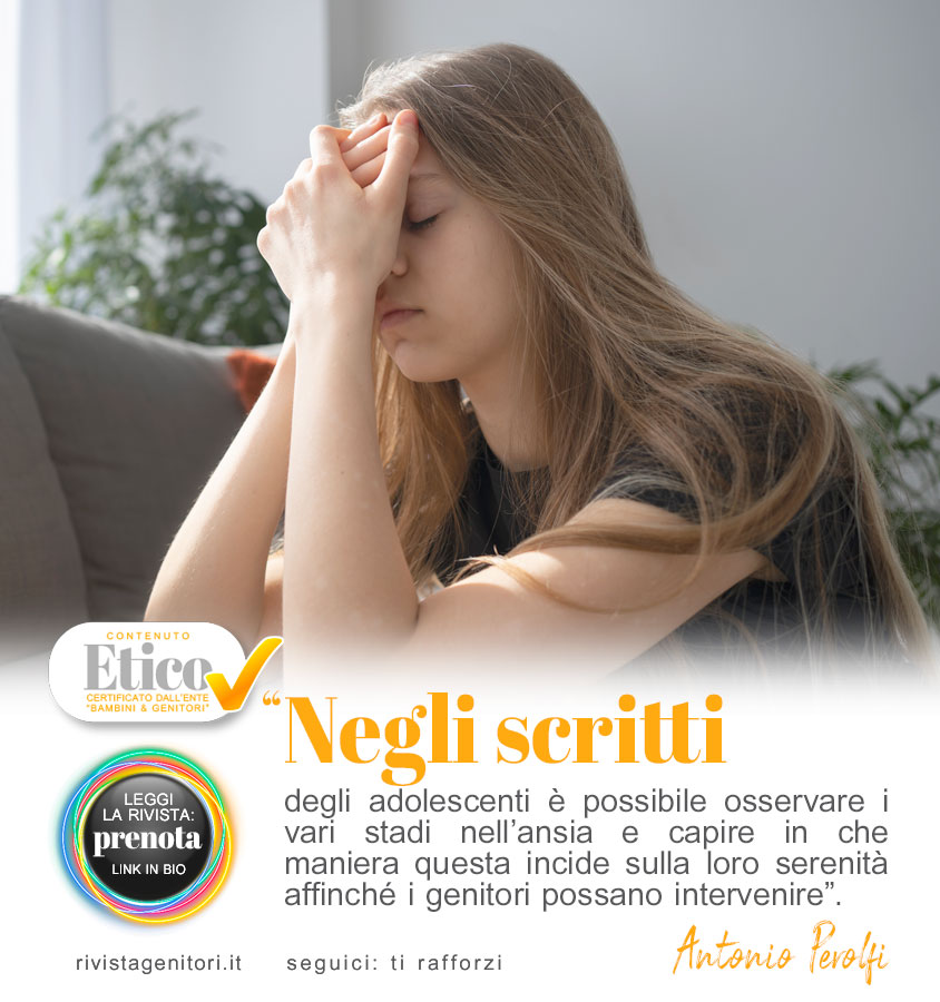 L’ansia in adolescenza: come sfruttare la grafologia per aiutare i propri figli a superarla