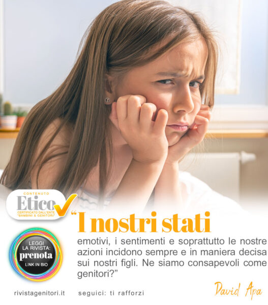 bambina in ansia