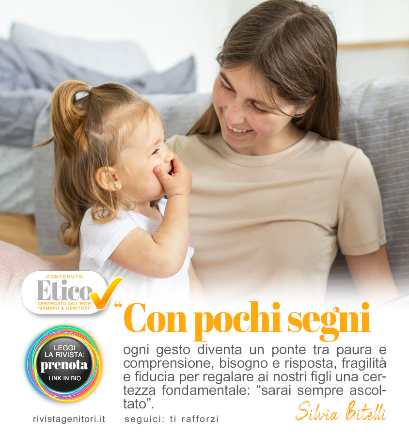 Hai bimbi piccoli e vuoi farli crescere più sicuri? Scopri il potere dei segni!