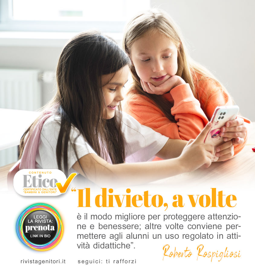 Tutelare i figli dall’uso eccessivo dello smartphone anche a scuola: qual è l’obiettivo prima della regola?