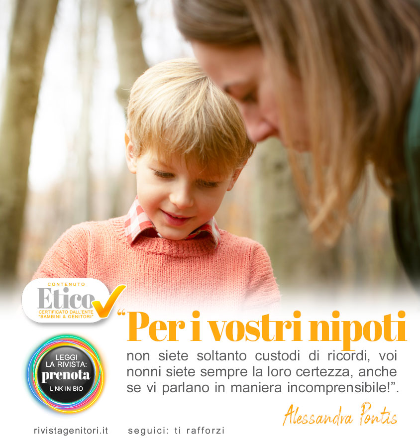 Nonni, scoprite il segreto per far sentire al sicuro i vostri nipoti, anche se parlano in maniera incomprensibile!