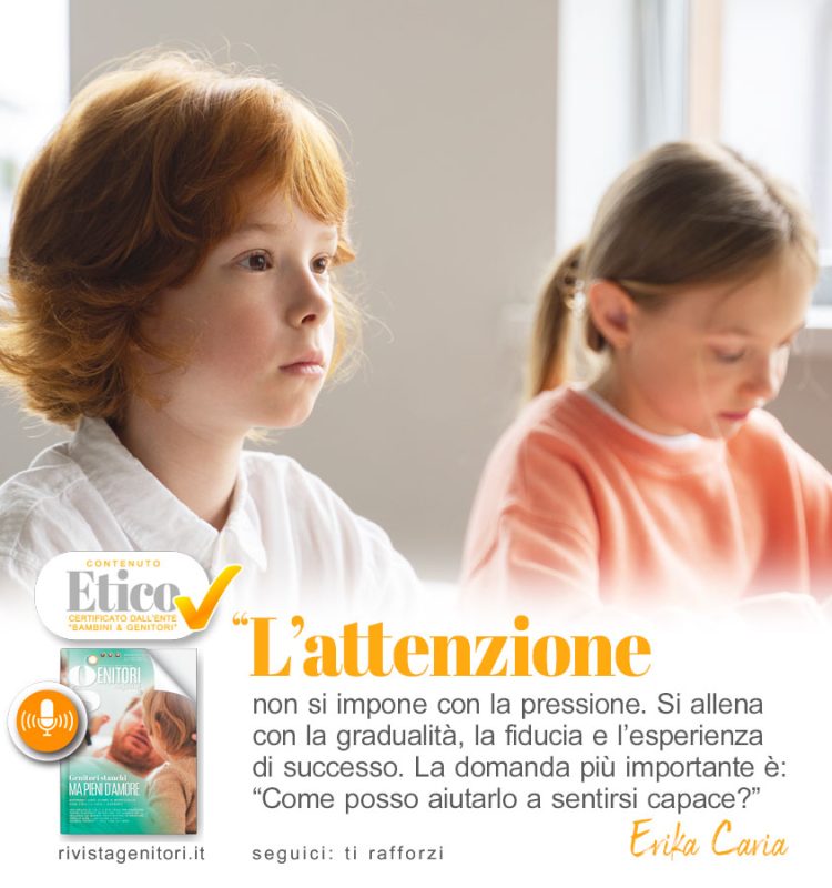 Perché i bambini faticano a stare attenti? Scopri qual è la loro capacità di attenzione e come aiutarli a concentrarsi