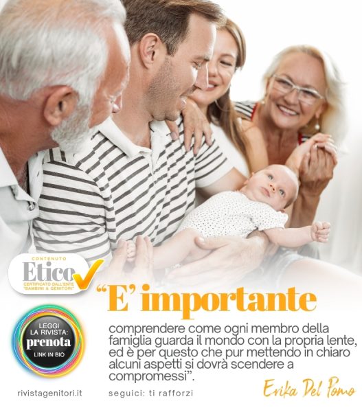 Nucleo familiare dopo la nascita di un figlio e gestione dei confini familiari fra genitori e nonni