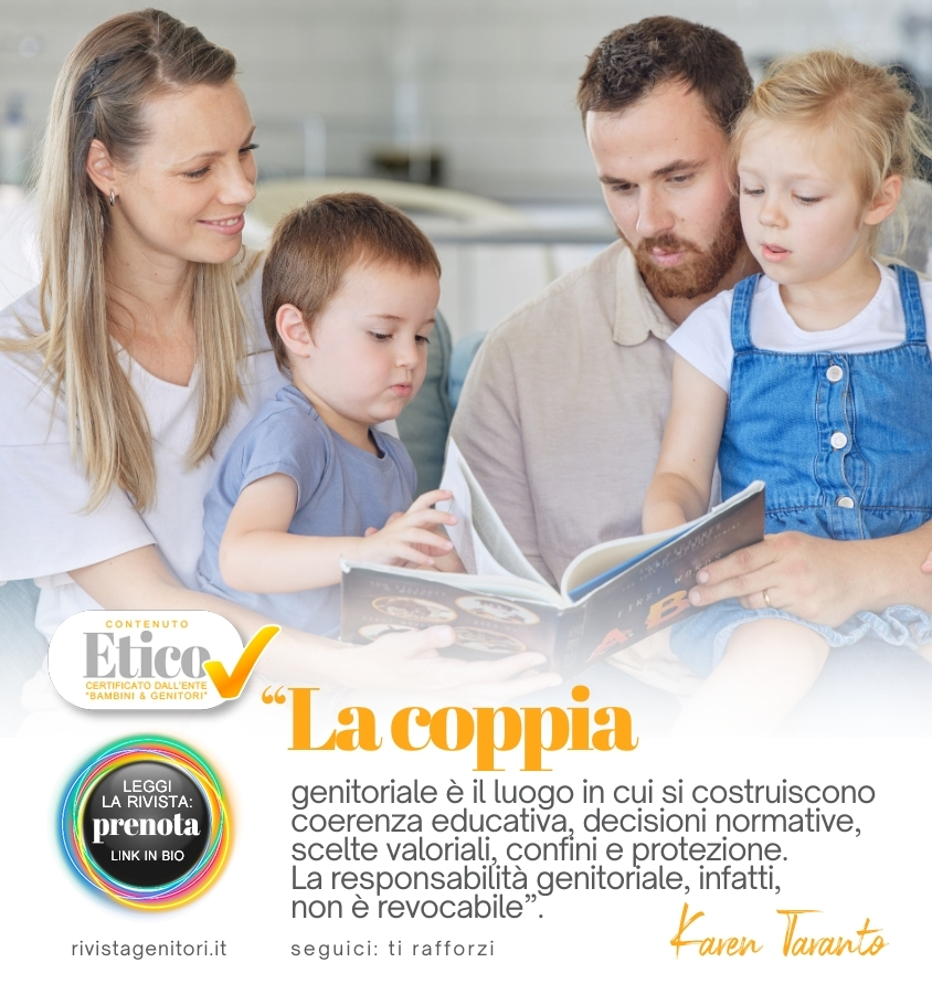 Coppia genitoriale: perché è diversa dalla coppia di partner e come costruire una vera squadra per i figli?