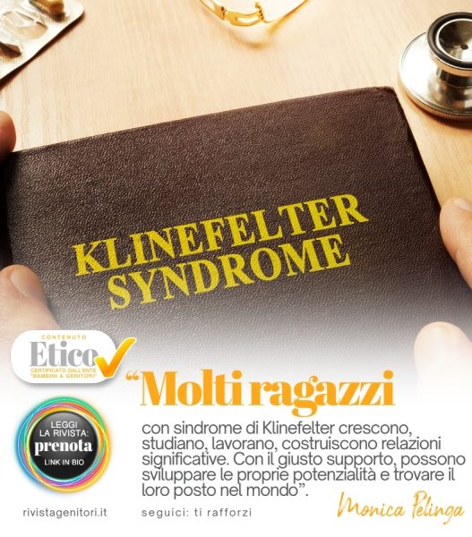 genitori con neonato dopo diagnosi prenatale sindrome di Klinefelter supporto e consapevolezza