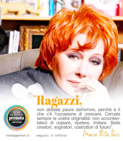 Maria Rita Parsi psicoterapeuta e pedagogista esperta di educazione e genitorialità
