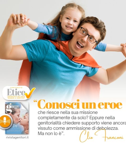 Genitore consapevole che guida i figli nel quotidiano come un eroe imperfetto