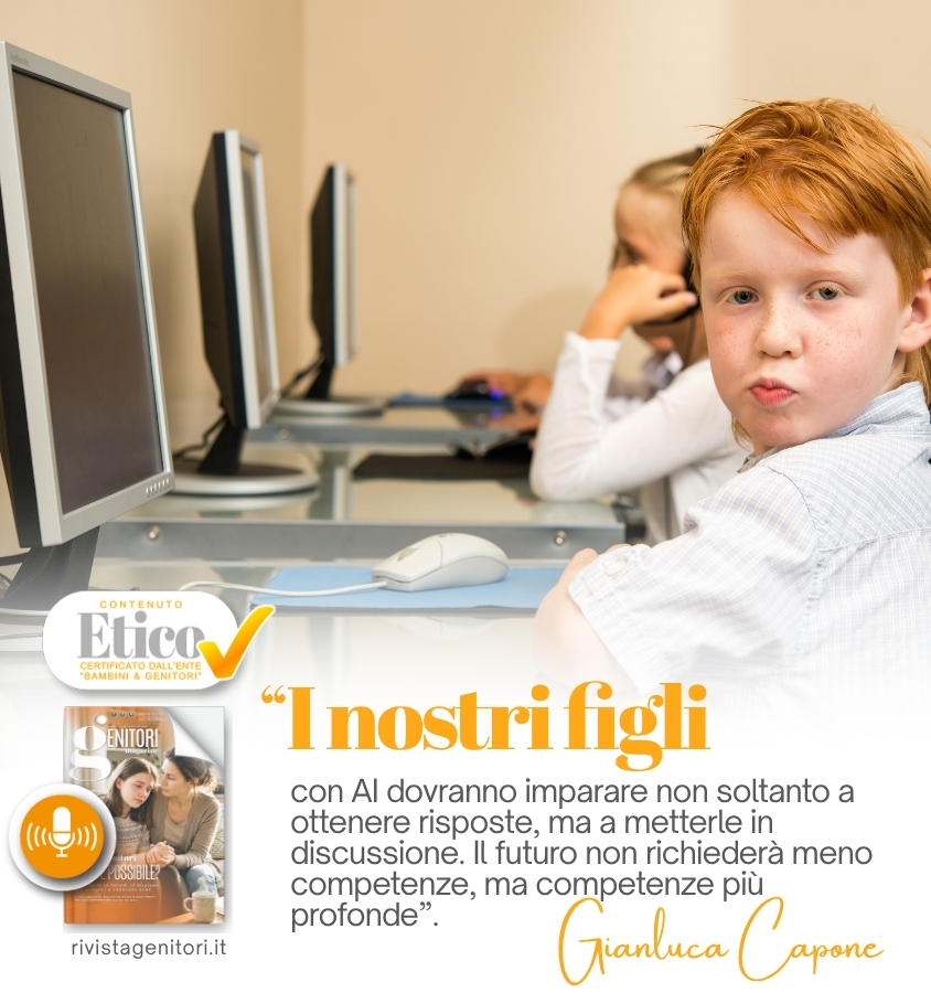 Intelligenza artificiale e figli: vietarla o imparare a guidarli? 